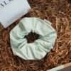 Scrunchie verde menta