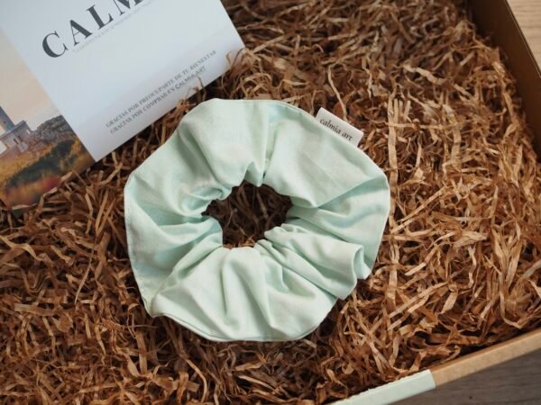 Scrunchie verde menta