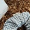Scrunchie vichy azul